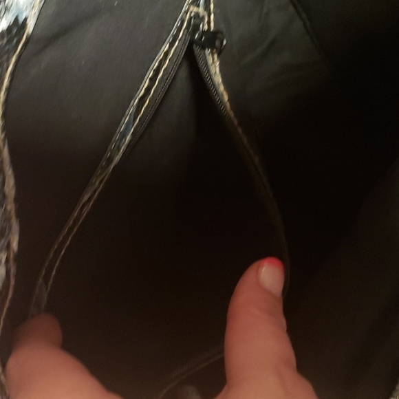 GENNA de Rossi XLarge purse‎ snake skin - Picture 8 of 16